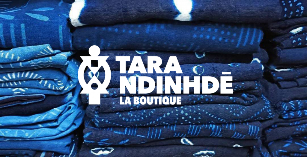 Tissu bogolan avec logo : Tissu Bogolan traditionnel symbole du savoir-faire africain et l'artisanat Tarandindhe