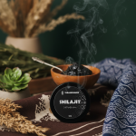 résine de shilajit à l'arrière plan décoratif