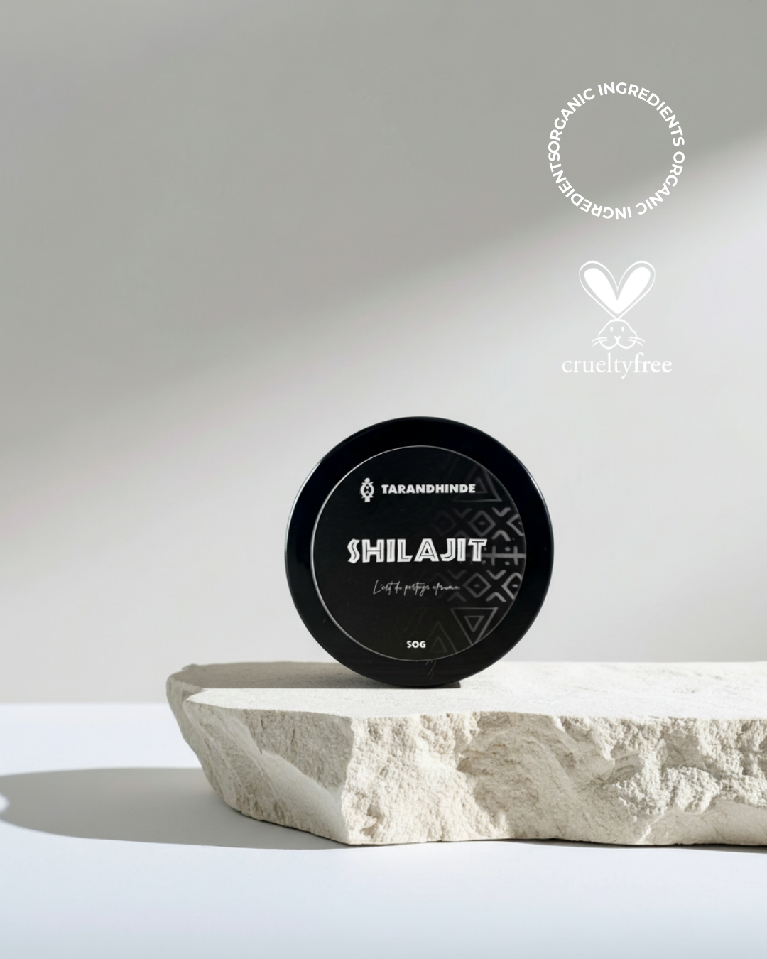 shooting de la résine de shilajit